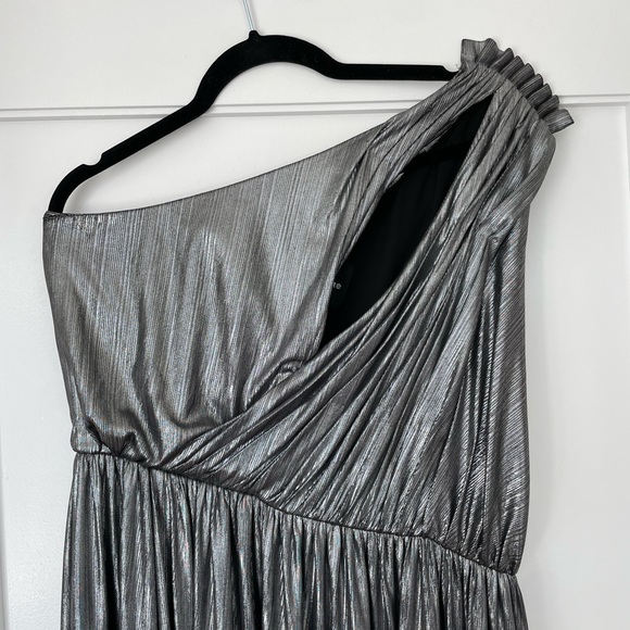 Retrofete Andrea Maxi Dress Gown Gunmetal Grey - Picture 8 of 8